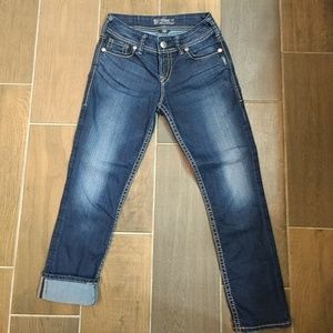 Silver jeans suki capri